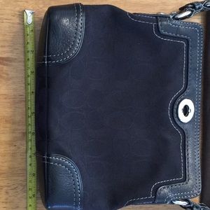 Genuine Coach CC pattern small hobo